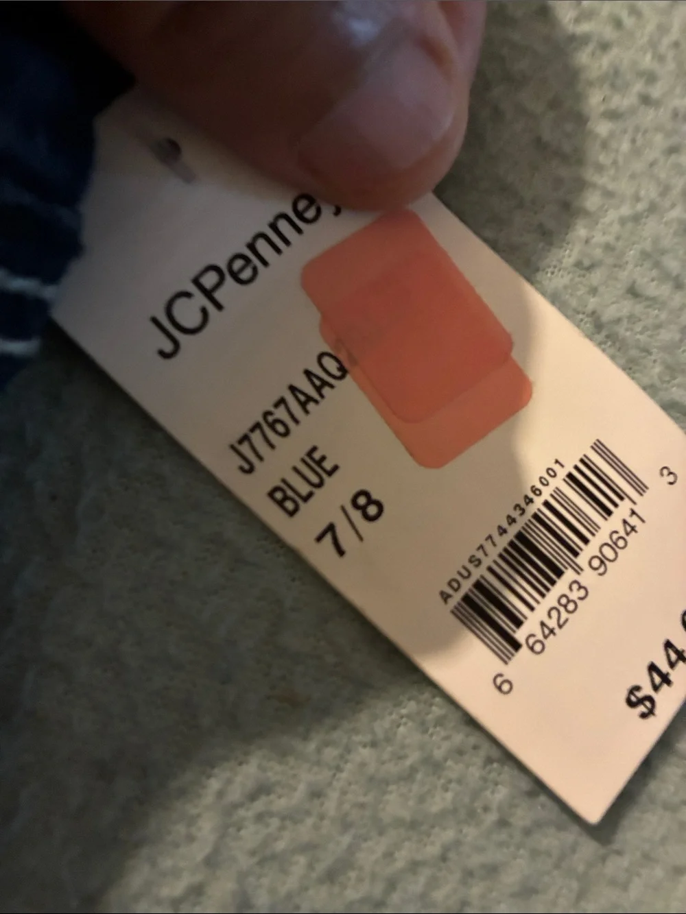 jcpenney Dark Blue Distressed Kids Jeans